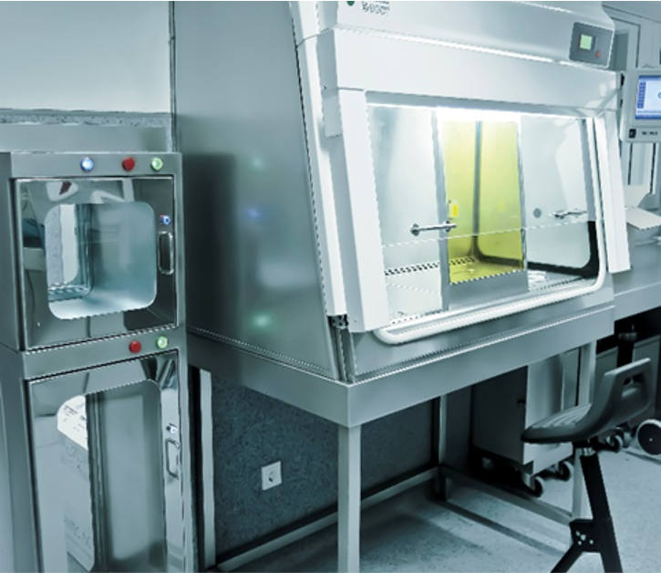 Komory laminarne BSC II klasy bezpieczeństwa do radiofarmacji
