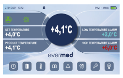 Panel kontrolny do chłodziarek Evermed Lite / Advanced - 2