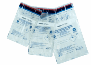 Torby bezpieczeństwa z polietylenu pochodzącego z recyklingu do leków