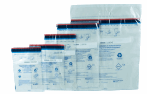 Torby bezpieczeństwa z polietylenu z recyklingu - do krwi