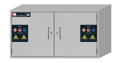 Szafa na kwasy i zasady SL-CLASSIC-UB o szerokości 110 cm i wysokości 60 cm