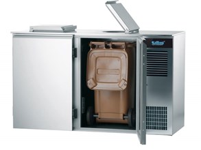 Schładzarka na odpady na pojemniki 2 x 120 l