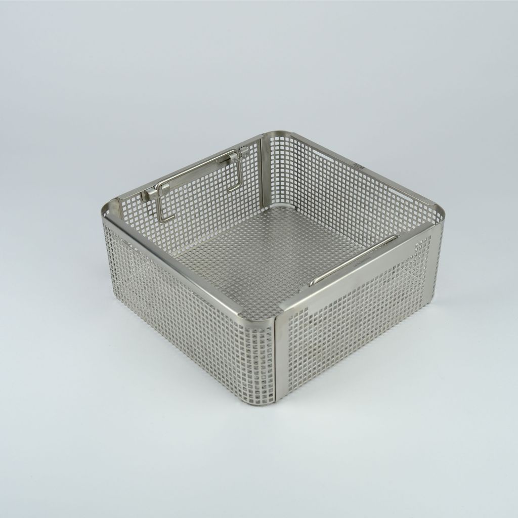 Perforated sterilization baskets