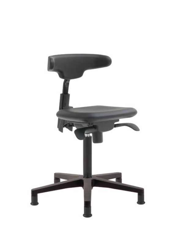 Krzesło laboratoryjne WING Pu-Soft Touch