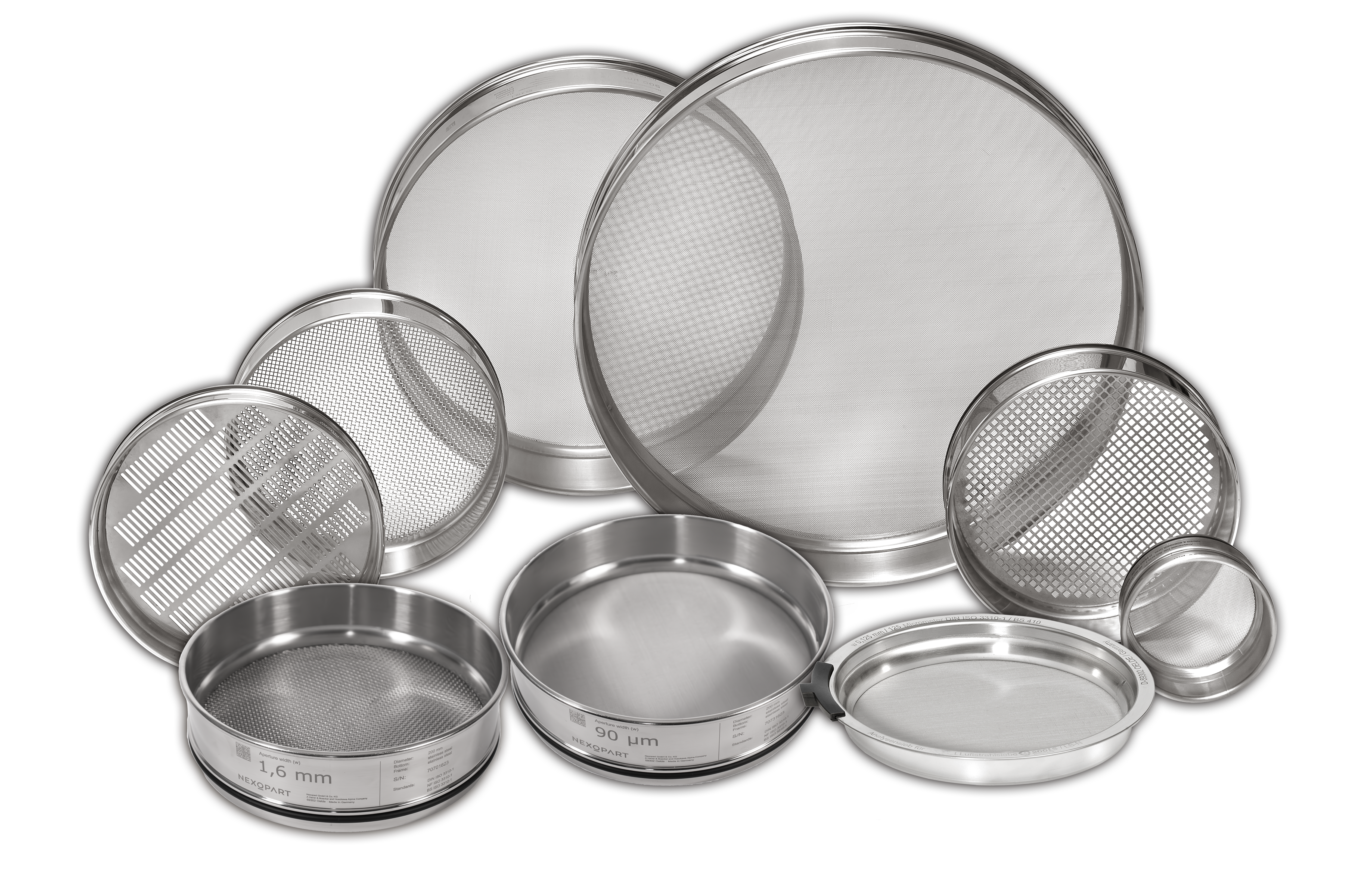 NEXOPART Test Sieves with Stainless Steel Frames - 1