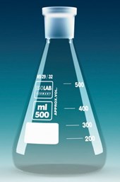 Erlenmeyer flasks with ground joint