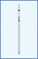 Single-measurement pipette, with one line