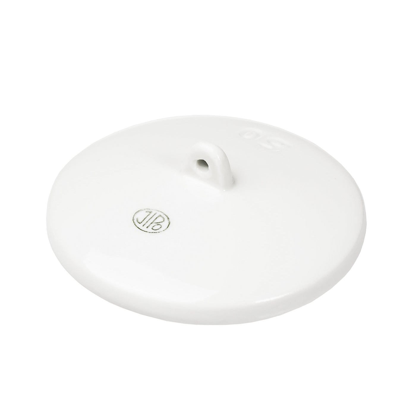 Crucible lid, glazed