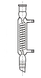 Chłodnica spiralna, szlif zewnętrzny z płaszczem chłodzącym