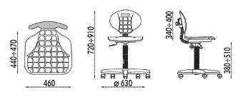 Laboratory chair NARGO RTS - 2