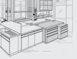 Overhead laboratory cabinets RL7