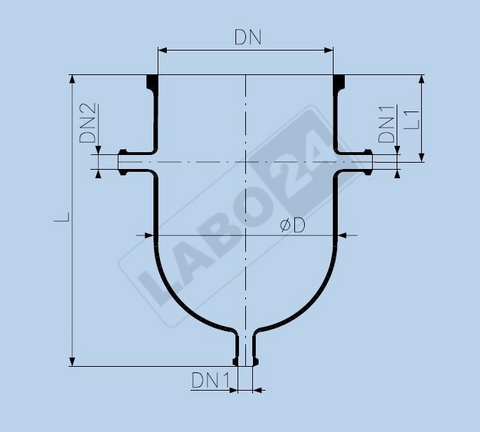 Cylindrical kettle PZ/KZA without scale