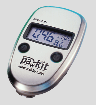 Przenośny miernik aktywności wody AQUALAB PAWKIT 