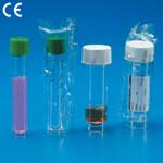 Sterile test tube with cap - 1