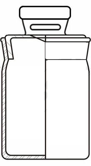 SIMAX glass weighing vessel