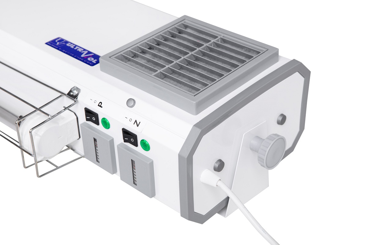 Przepływowa, dwufunkcyjna lampa bakteriobójcza NBVE - 13