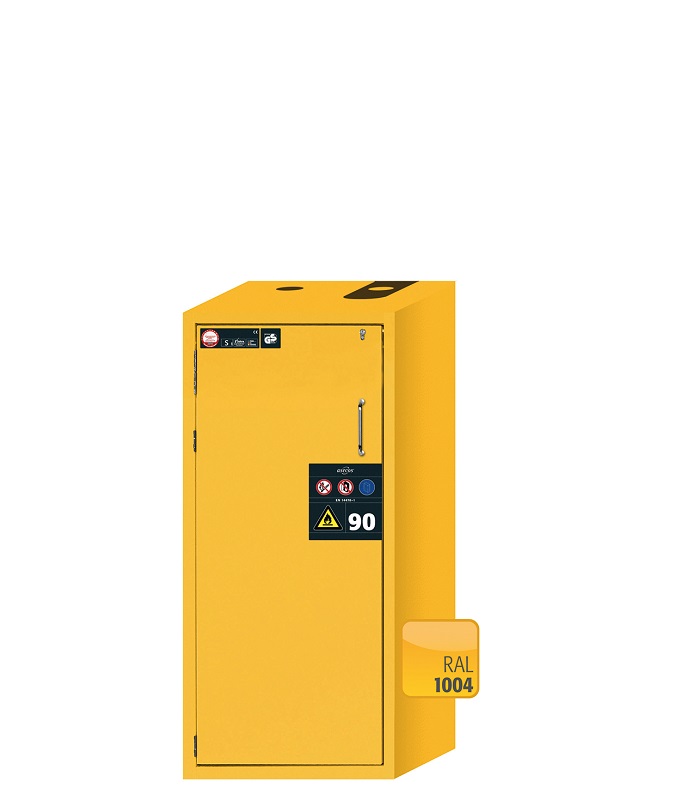 Szafa ognioodporna S-PEGASUS-90 o szerokości 60 cm i wysokości 129 cm - 2