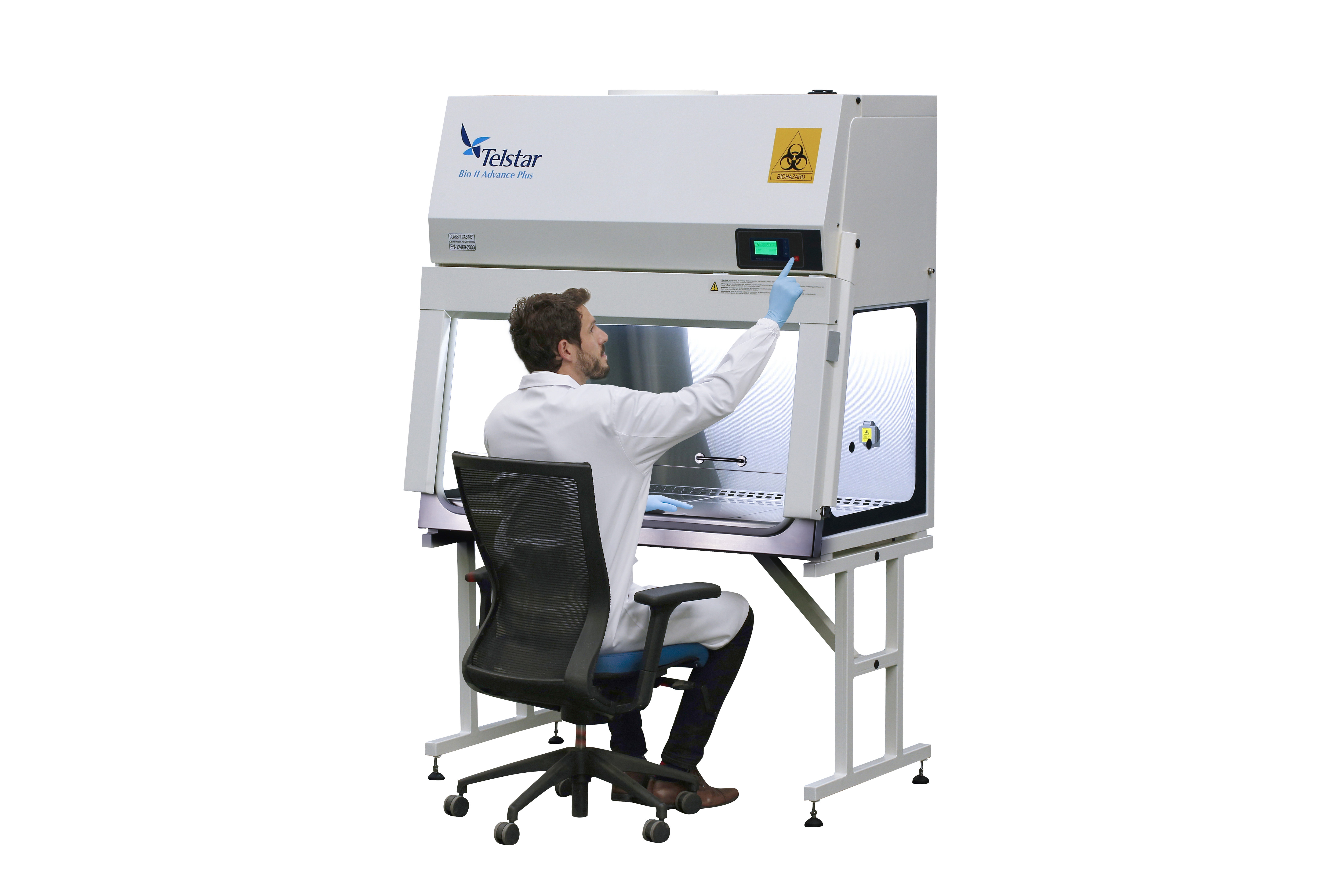 Komory laminarne Bio II Advance Plus II klasy bezpieczeństwa z ręczym przesuwaniem szyby frontowej - 8