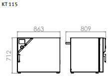 Inkubator Seria KT z chłodzeniem z technologią Peltiera - 4