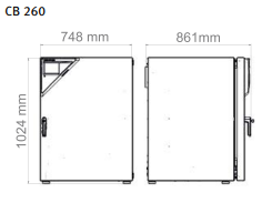 Inkubatory CO₂ Binder seria CB ze sterylizacją termiczną i sterylizowalnym czujnikiem CO₂ - 7