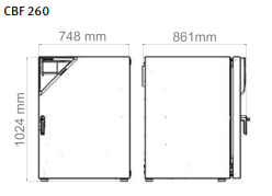 Binder CO2 incubators CBF series with thermal sterilization and humidity control - 5