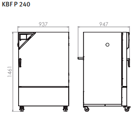 Komory klimatyczne Binder  KBF P - 4