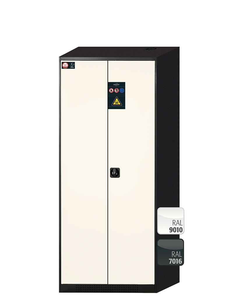 Szafa na chemikalia CS-CLASSIC o szerokości 81 cm i wysokości 195 cm - 4