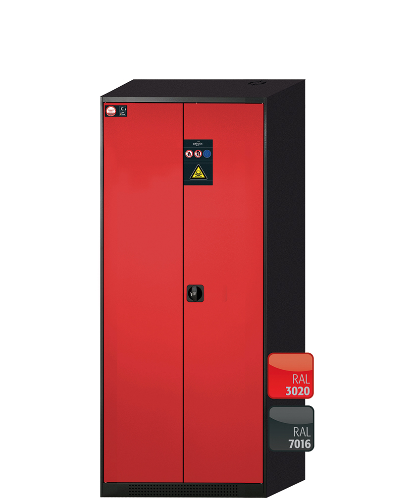 Szafa na chemikalia CS-CLASSIC o szerokości 81 cm i wysokości 195 cm - 2