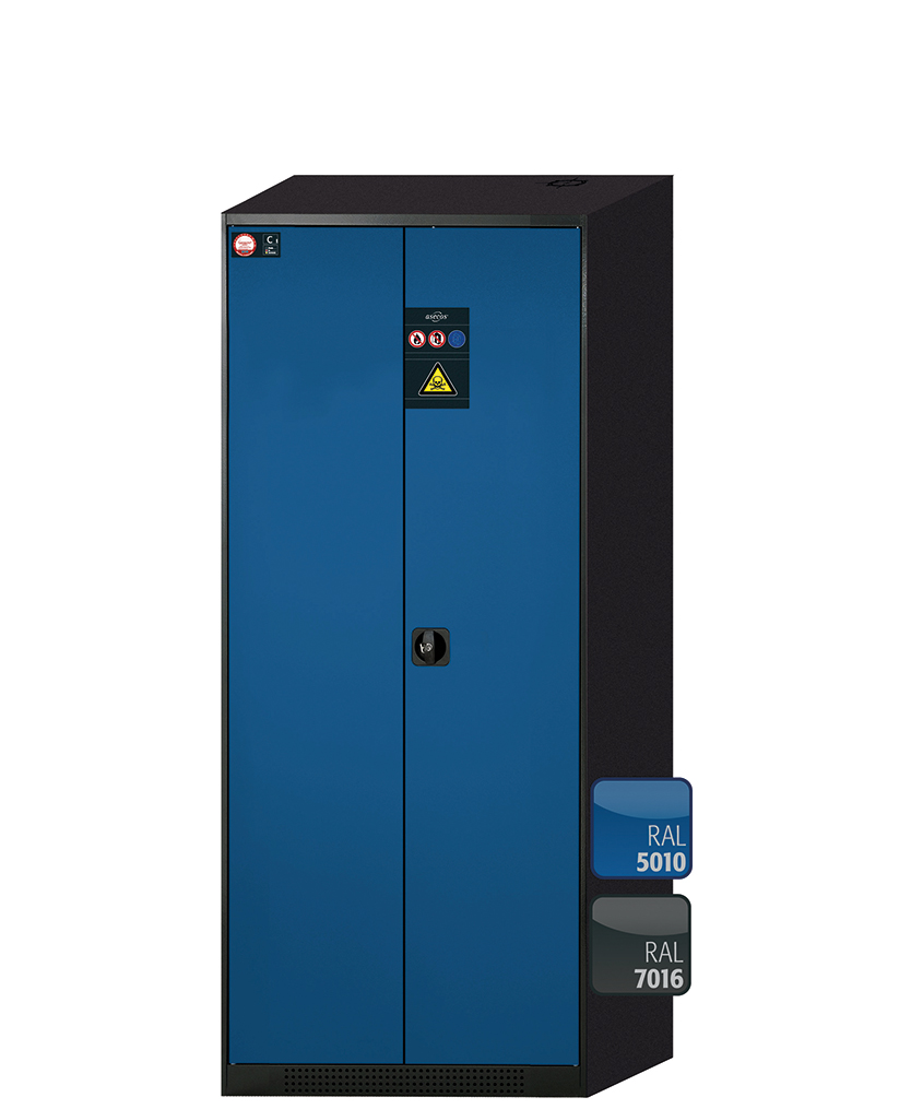 Szafa na chemikalia CS-CLASSIC o szerokości 81 cm i wysokości 195 cm - 3