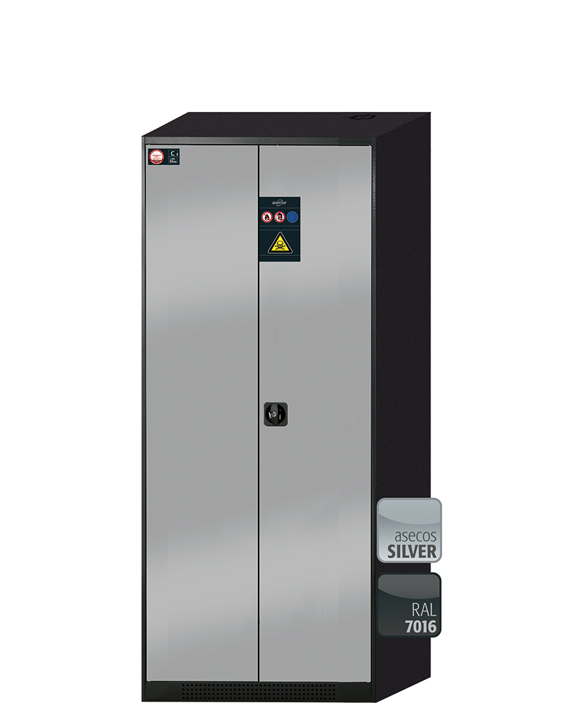 Szafa na chemikalia CS-CLASSIC o szerokości 81 cm i wysokości 195 cm - 6