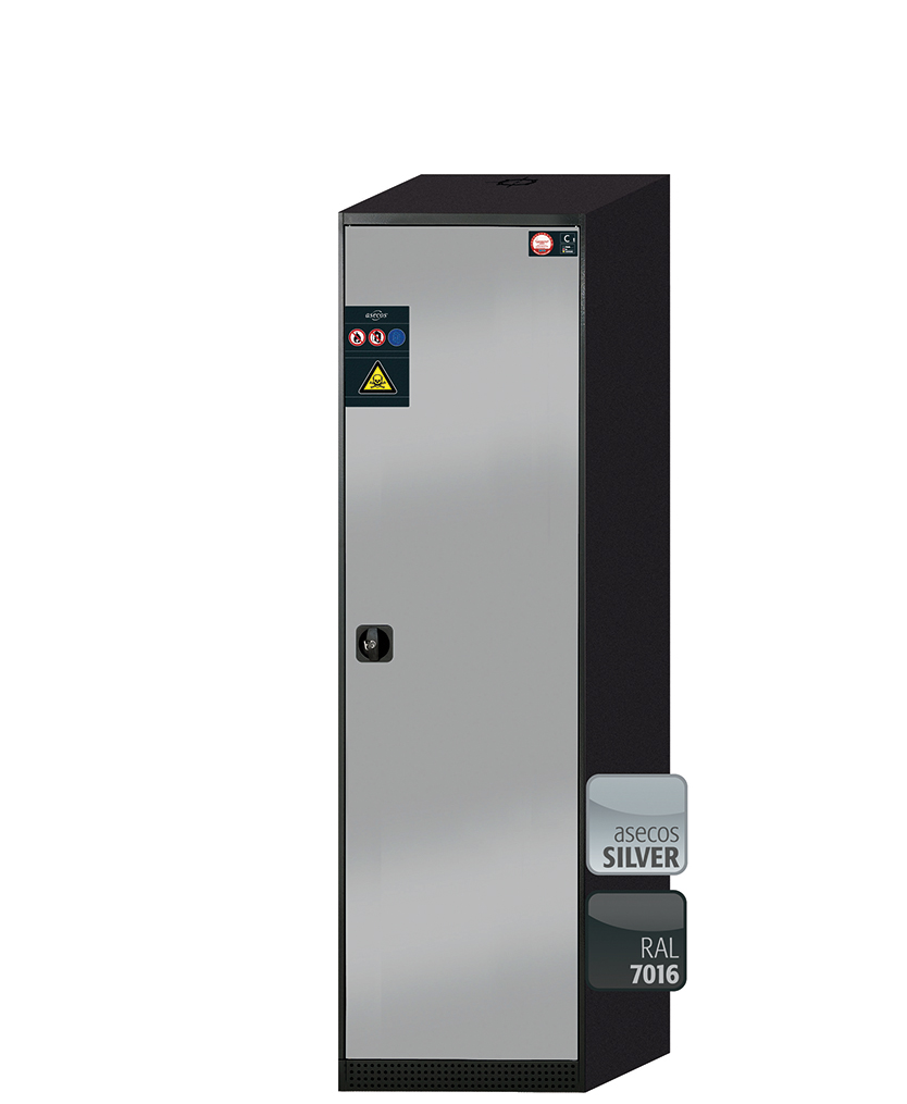 Szafa na chemikalia CS-CLASSIC o szerokości 54 cm i wysokości 195 cm - 6