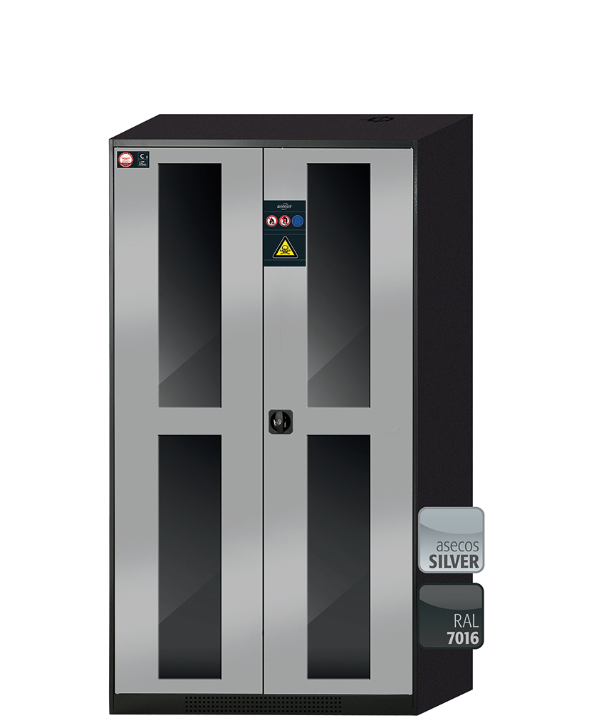 Szafa na chemikalia CS-CLASSIC-G o szerokości 105 cm i wysokości 195 cm - 7