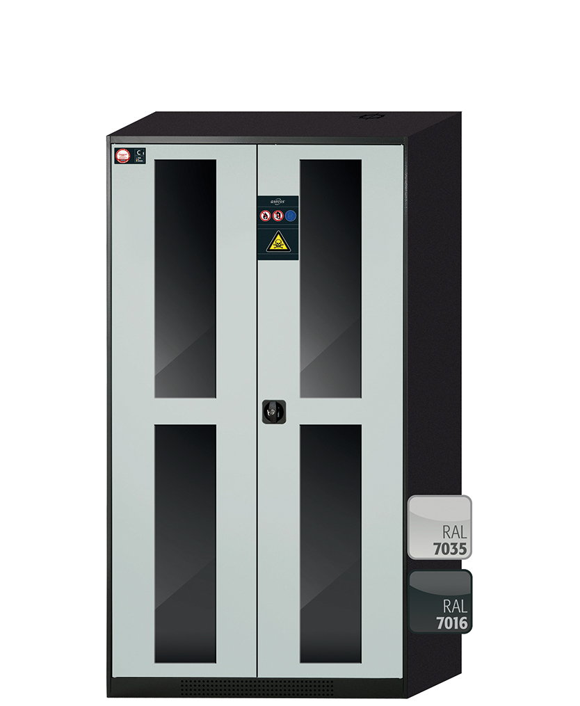 Szafa na chemikalia CS-CLASSIC-GF o szerokości 105 cm i wysokości 195 cm - 7