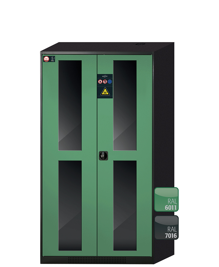 Szafa na chemikalia CS-CLASSIC-G o szerokości 105 cm i wysokości 195 cm - 5