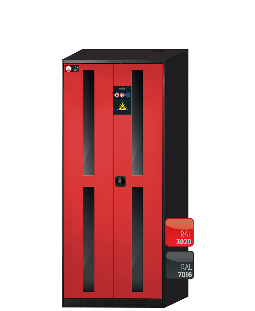 Szafa na chemikalia CS-CLASSIC-G o szerokości 81 cm i wysokości 195 cm - 2