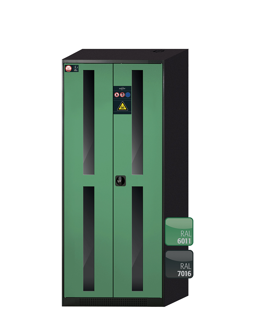 Szafa na chemikalia CS-CLASSIC-G o szerokości 81 cm i wysokości 195 cm - 5