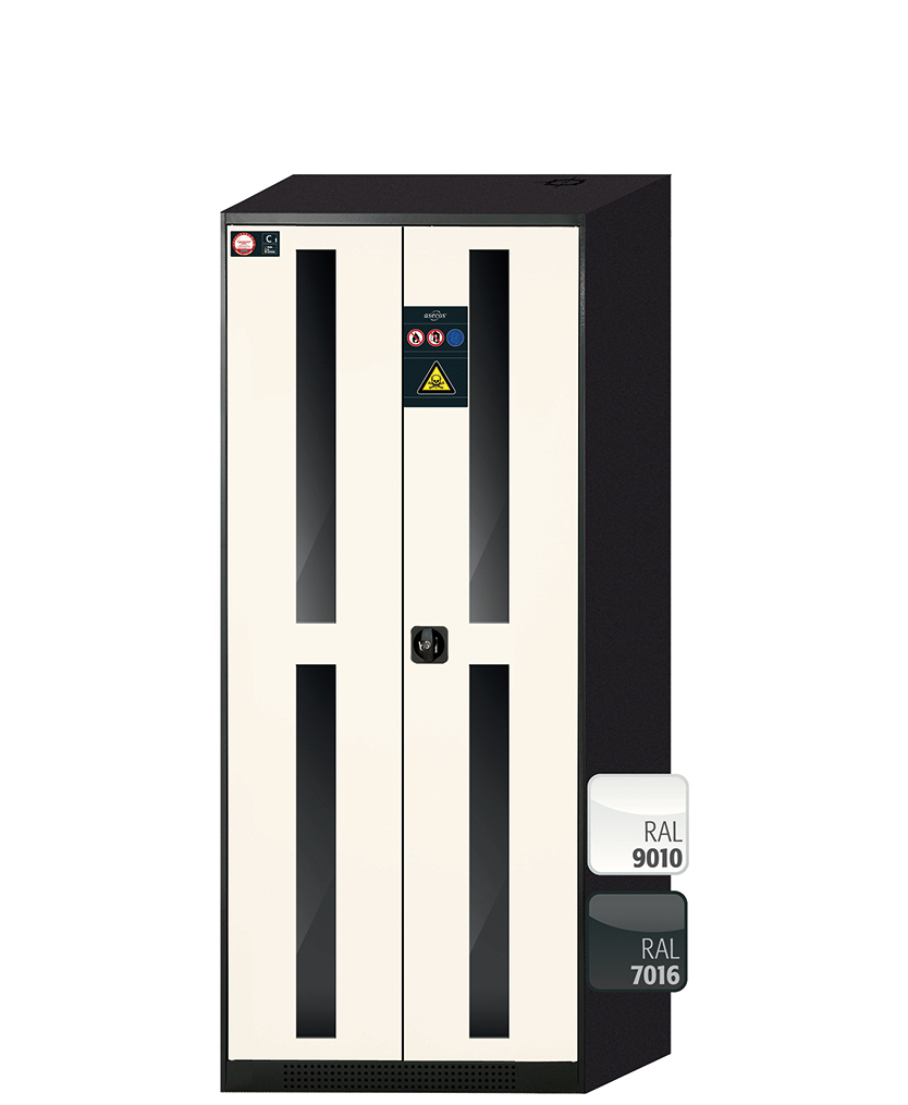 Szafa na chemikalia CS-CLASSIC-G o szerokości 81 cm i wysokości 195 cm - 6