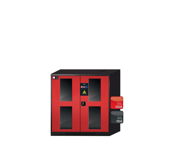 Szafa na chemikalia CS-CLASSIC-G o szerokości 105 cm i wysokości 110 cm - 2