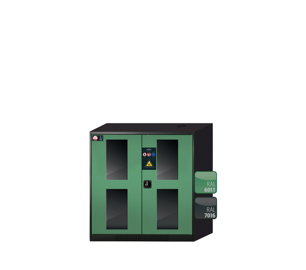 Szafa na chemikalia CS-CLASSIC-G o szerokości 105 cm i wysokości 110 cm - 5