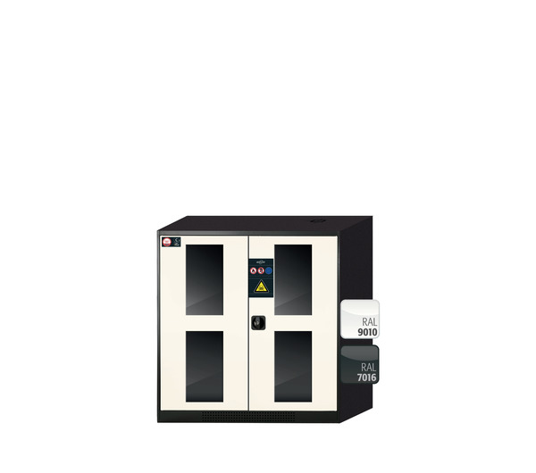 Szafa na chemikalia CS-CLASSIC-G o szerokości 105 cm i wysokości 110 cm - 7