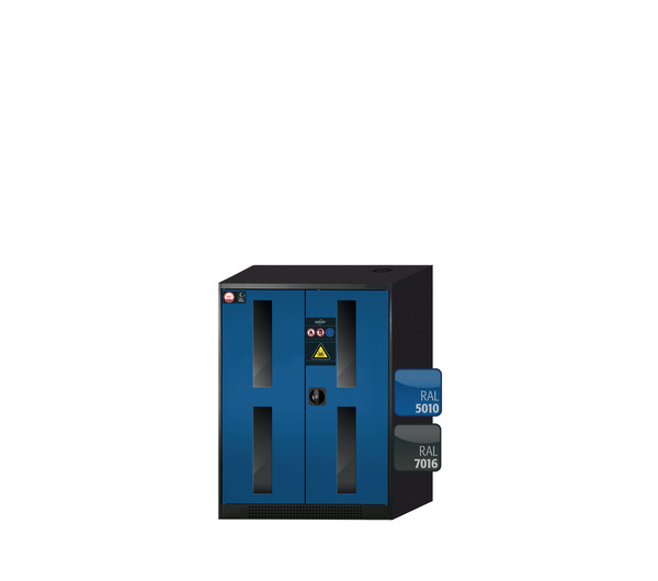 Szafa na chemikalia CS-CLASSIC-G o szerokości 81 cm i wysokości 110 cm - 4