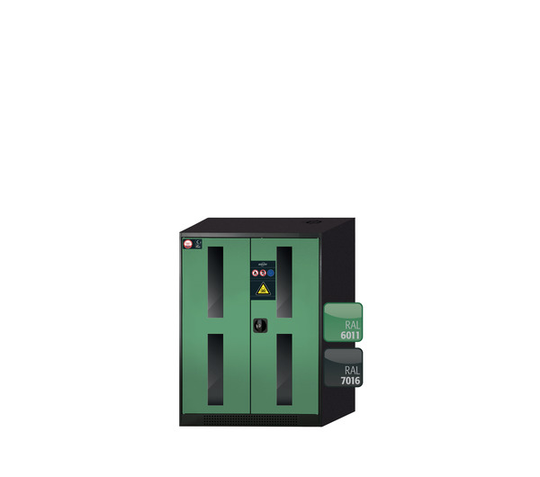 Szafa na chemikalia CS-CLASSIC-G o szerokości 81 cm i wysokości 110 cm - 5