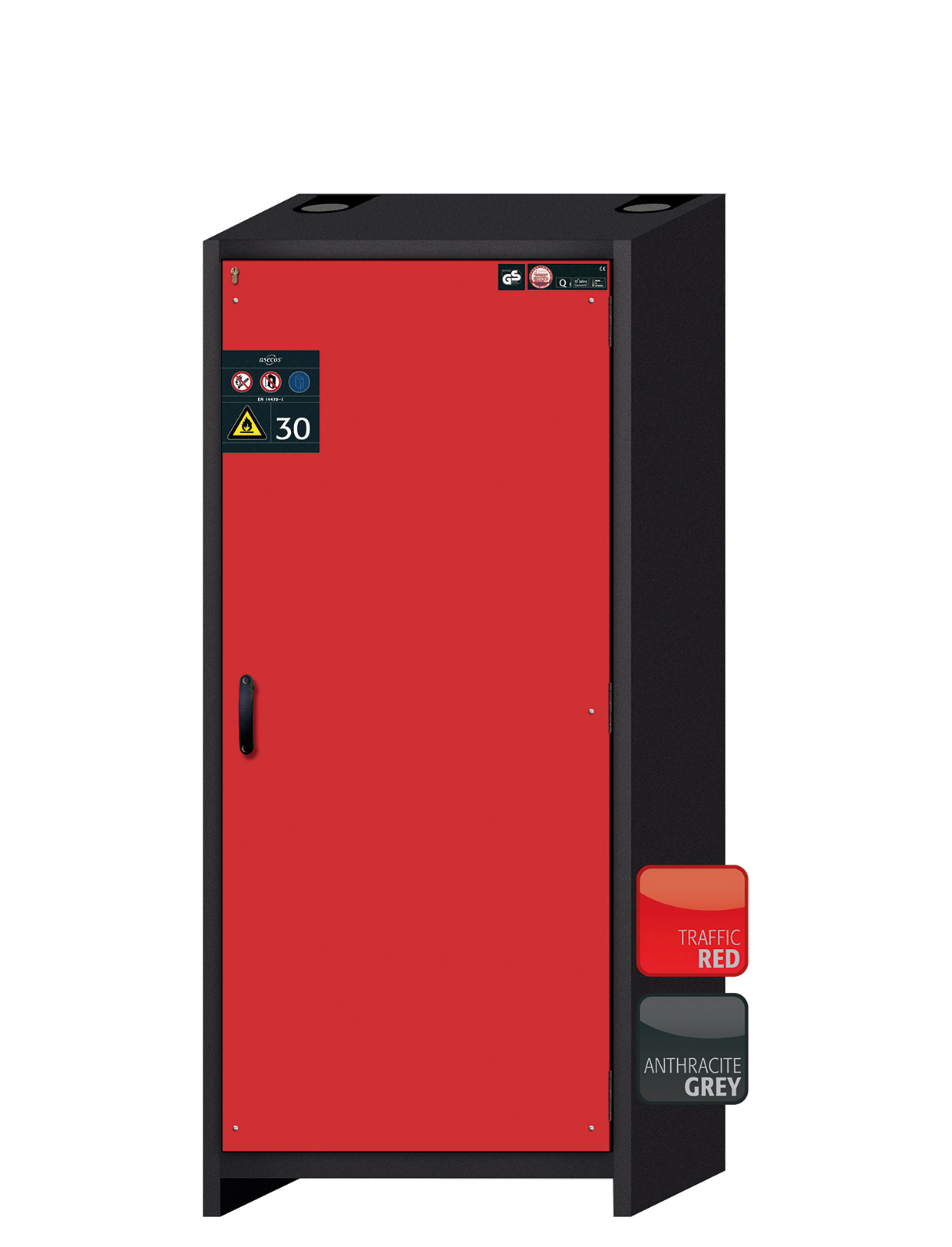 Szafa ognioodporna Q-CLASSIC-30 o szerokości 86 cm i wysokości 195 cm - 3