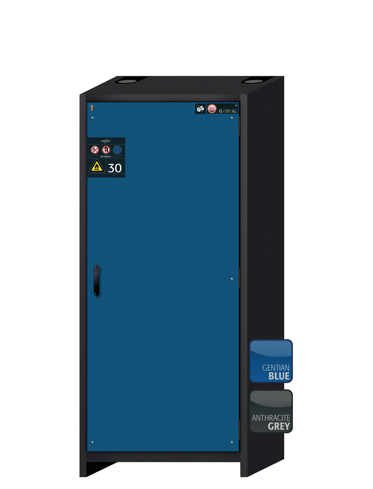 Szafa ognioodporna Q-CLASSIC-30 o szerokości 86 cm i wysokości 195 cm - 4