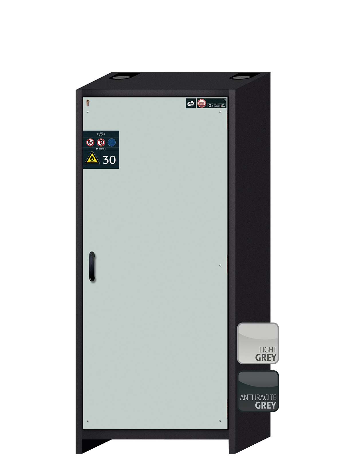 Szafa ognioodporna Q-CLASSIC-30 o szerokości 86 cm i wysokości 195 cm