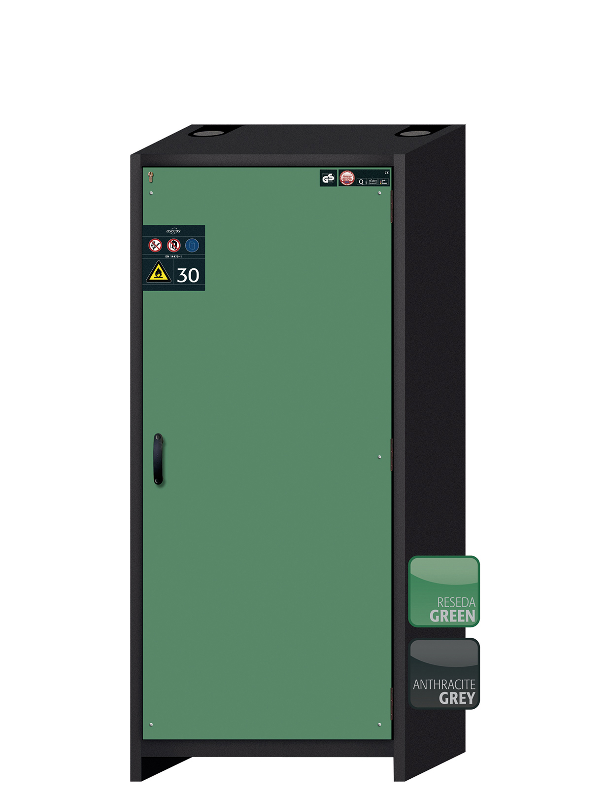 Szafa ognioodporna Q-CLASSIC-30 o szerokości 86 cm i wysokości 195 cm - 6