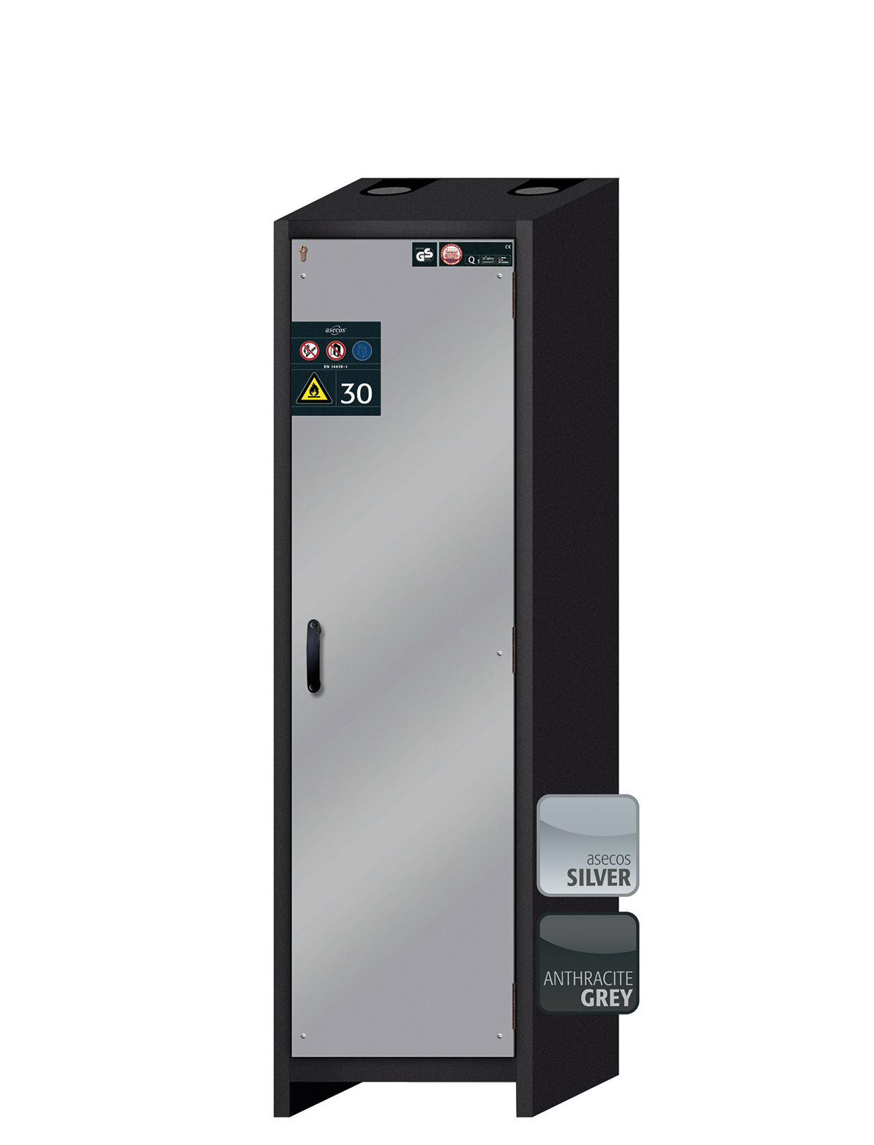 Szafa ognioodporna Q-CLASSIC-30 o szerokości 56 cm i wysokości 195 cm - 5