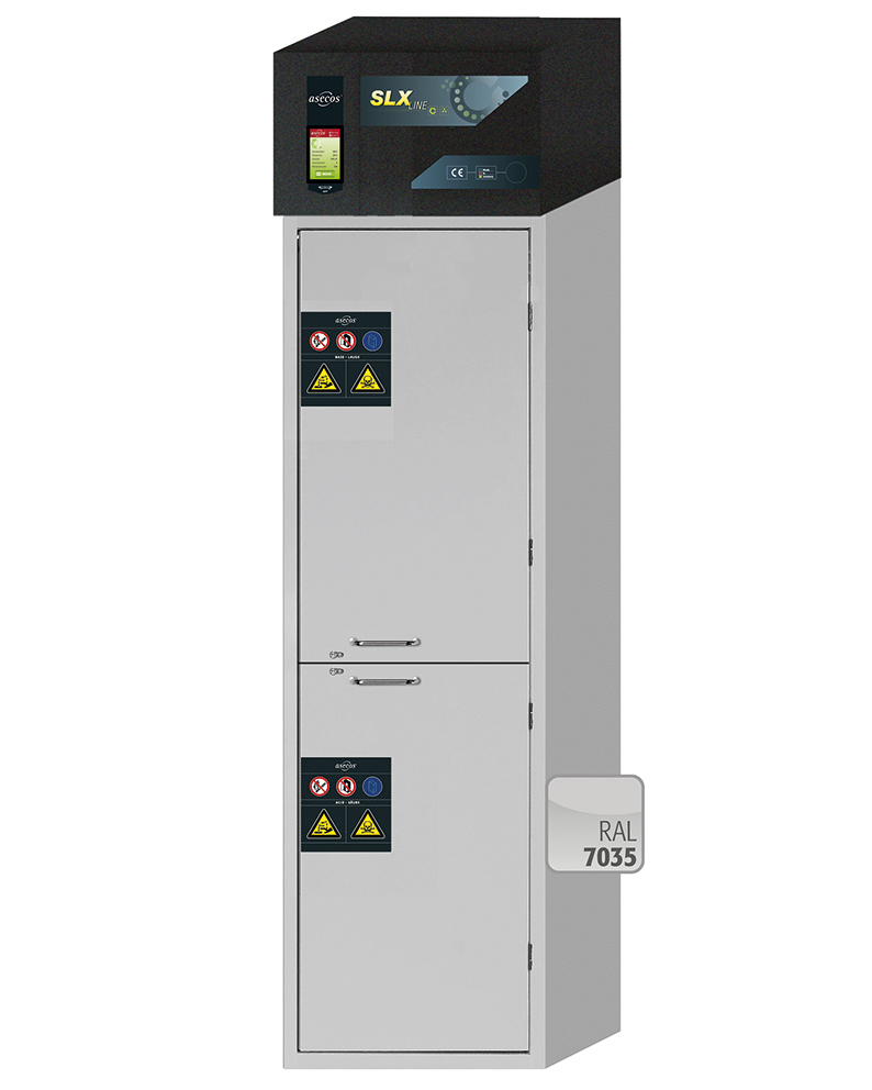 Szafa na kwasy i zasady SLX-CLASSIC o szerokości 60 cm i wysokości 230 cm
