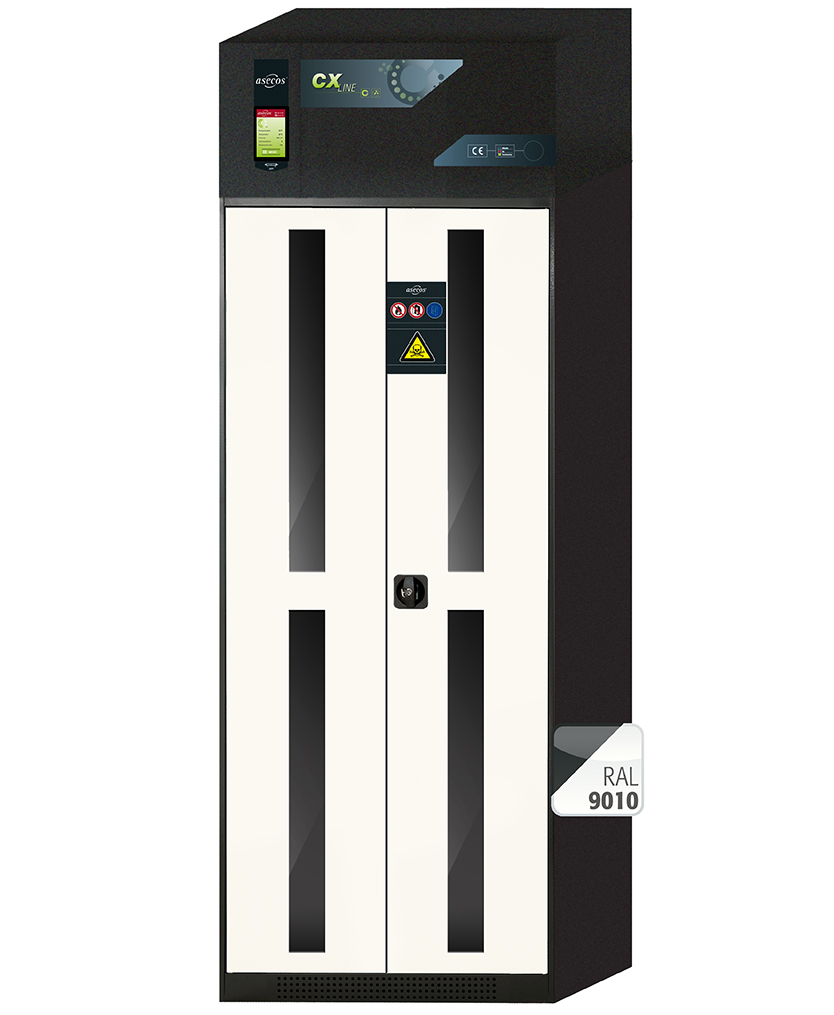 Szafa na chemikalia CX-CLASSIC-G o szerokości 81 cm i wysokości 229 cm