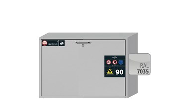 Szafa ognioodporna podblatowa UB-S-90 o szerokości 89 cm i wysokości 60 cm